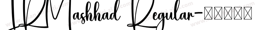 IRMashhad Regular字体转换